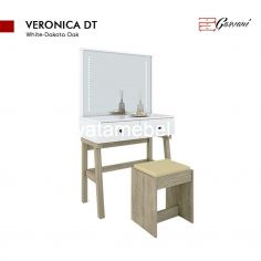 Dressing Table  Size 80 - Garvani VERONICA DT / White - Dakota Oak